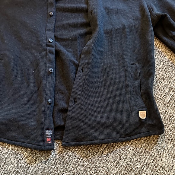 RNT23 long sleeve black button up - Picture 2 of 4